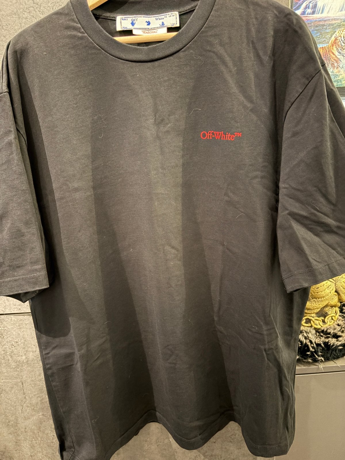 Te koop mooi origineel Off White tshirt maat xxl, Ophalen of Verzenden, Zo goed als nieuw, Overige maten, Zwart