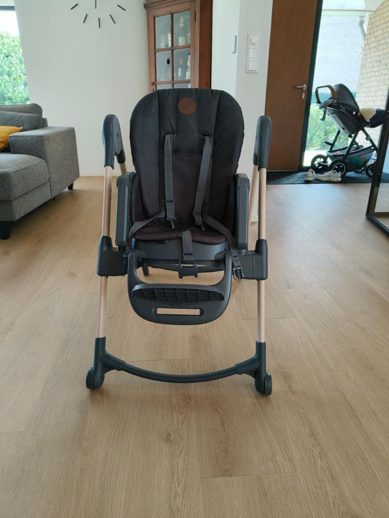 Maxi Cosi Kinderstoel - In hoogte verstelbaar met blad, Ophalen of Verzenden, Zo goed als nieuw, Overige typen, Gordel(s)