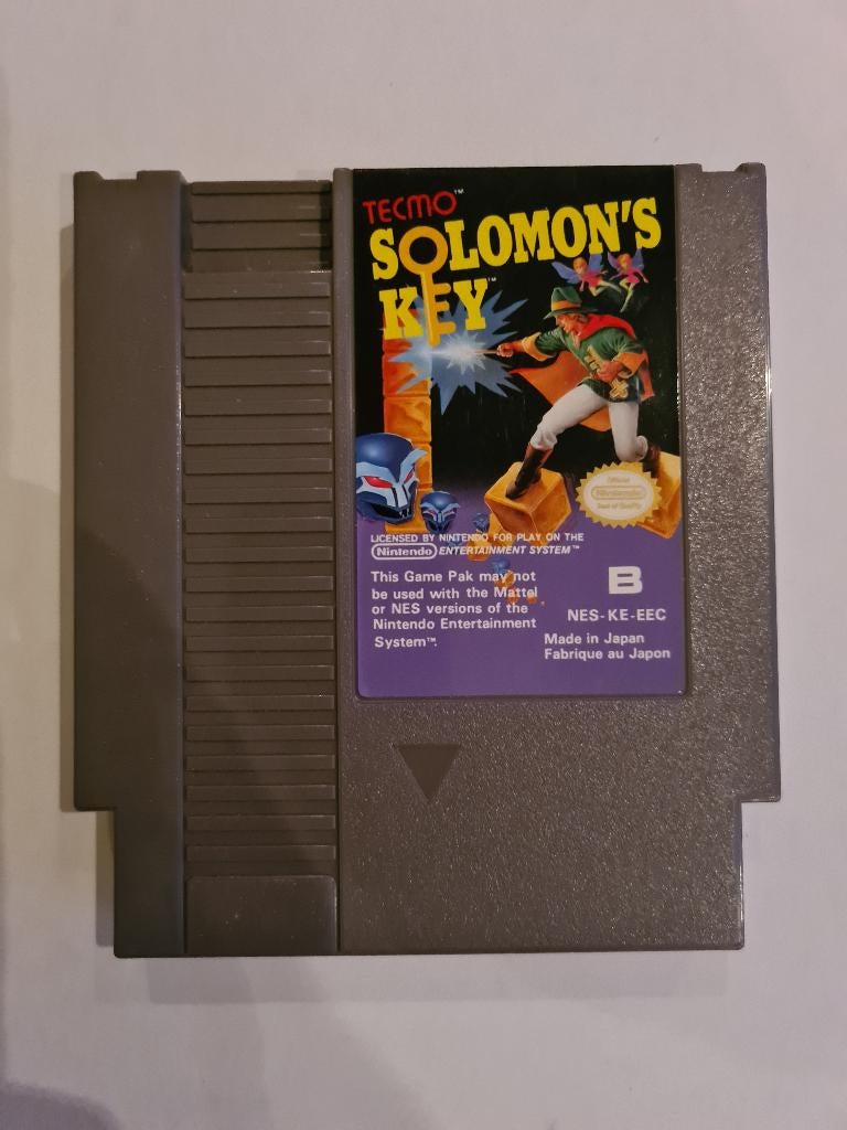 SOLOMON'S KEY, Gebruikt, 1 speler, Racen en Vliegen, Ophalen of Verzenden