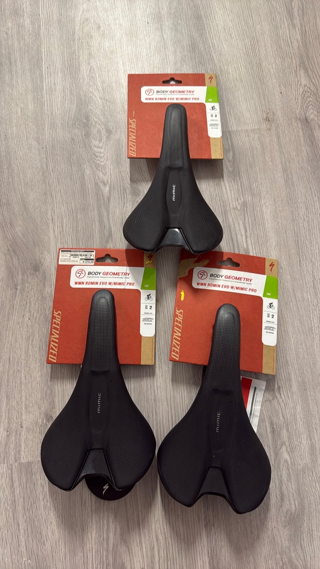 3x Specialized WMN Romin EVO W/MIMIC Pro Zadel 155mm Nieuw, Nieuw, Ophalen of Verzenden, Zadel, Racefiets