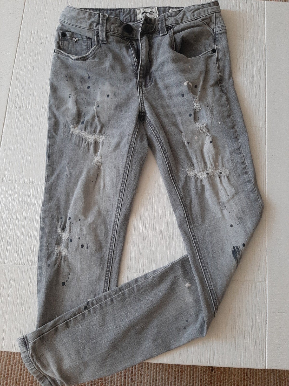 Amicci spijkerbroek maat 28, Kleding | Dames, Spijkerbroeken en Jeans, Verzenden, Amicci, W28 - W29 (confectie 36), Grijs