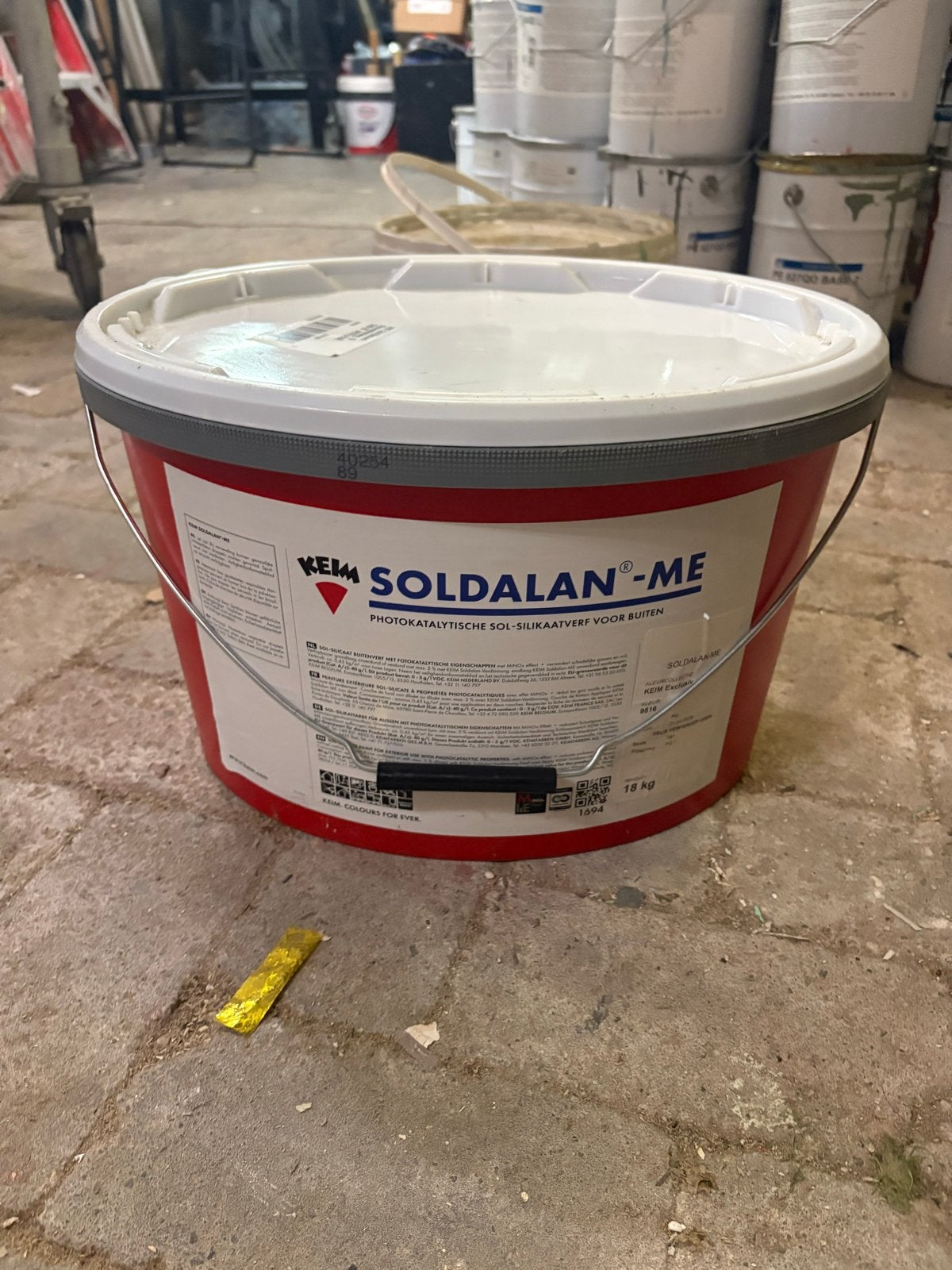 KEIM Soldalan-ME Silikaatverf Buiten - Kleur 9516 (18 kg), Ophalen, Overige kleuren, Nieuw, Verf