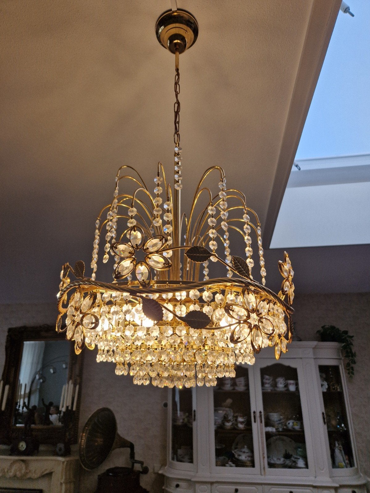 2 Kristalle lampen te koop Swarovski kristal, Huis en Inrichting, Ophalen