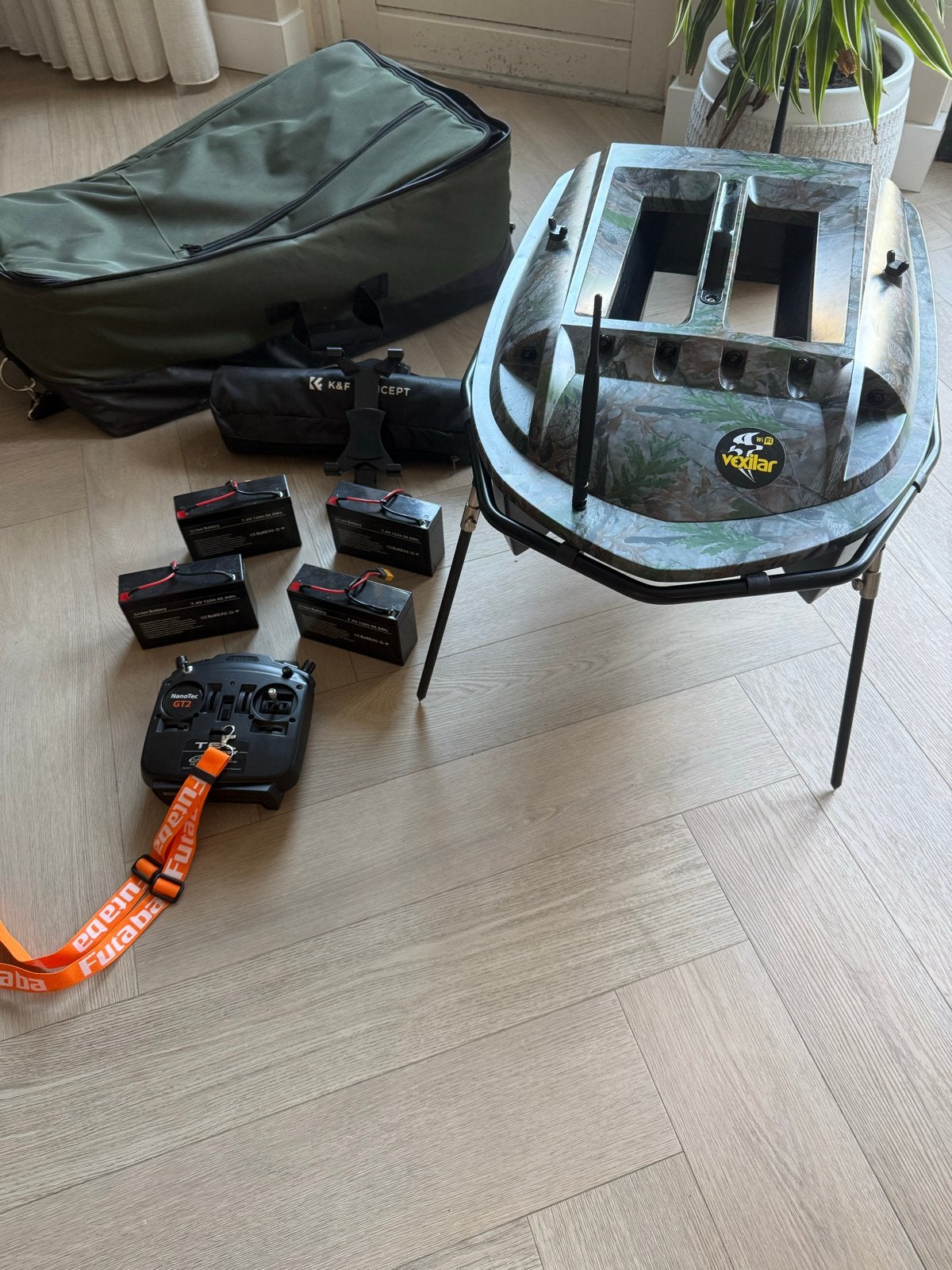 Voerboot Nanotec GT2 met GPS en SonarPhone, Ophalen of Verzenden, Zo goed als nieuw, Overige typen