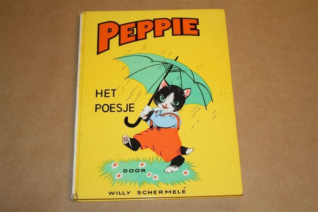 Peppie het poesje - Willy Schermelée - ca 1960, Ophalen of Verzenden, Zo goed als nieuw