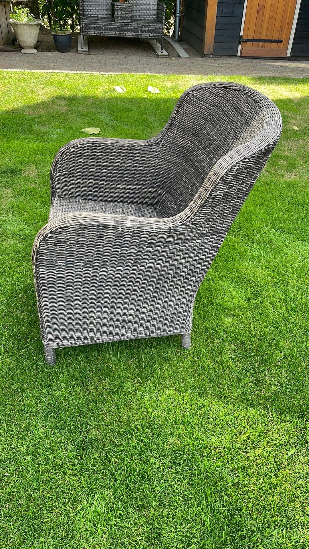 Tuinstoelen rotan, Ophalen, Gebruikt, Rotan