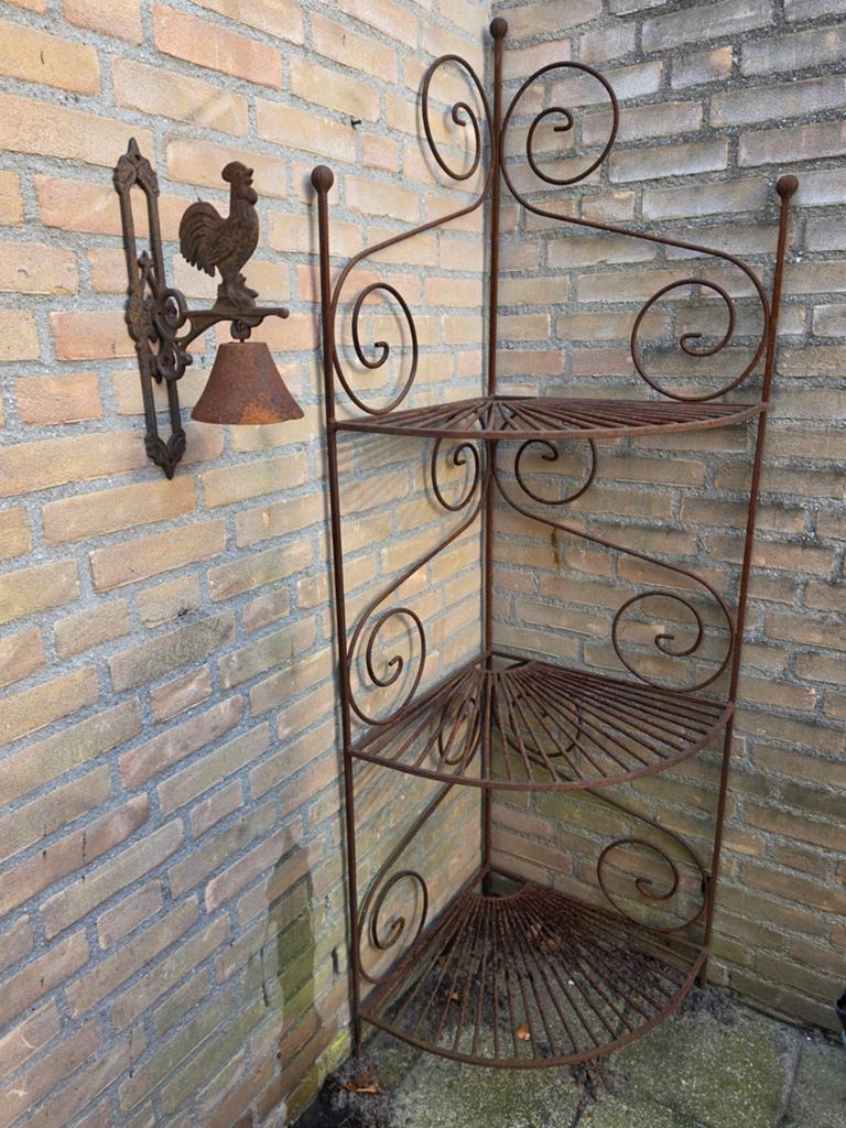 Plantenrek, decoratie hoek, ijzer, Ophalen