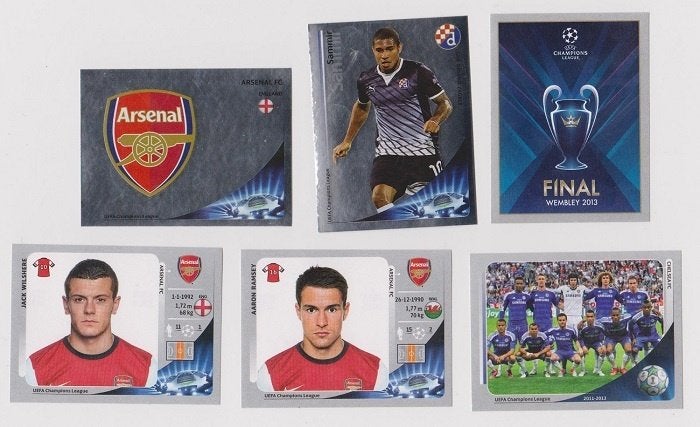 Panini Voetbal Stickers CL2012-2013, Verzenden, Zo goed als nieuw, Buitenlandse clubs, Poster, Plaatje of Sticker