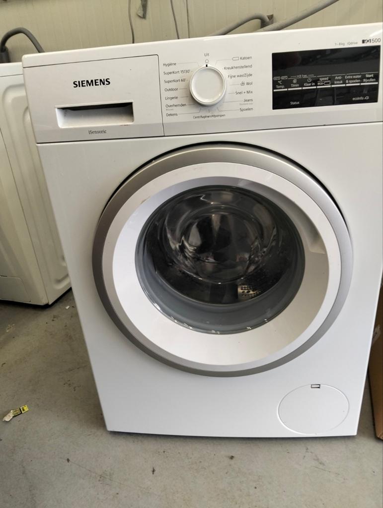 Siemens iQ500 Wasmachine - 8kg, 1600 toeren, Witgoed en Apparatuur, Wasmachines, Siemens Nederland N.V., Prinses Beatrixlaan 26, 2595 AL Den Haag