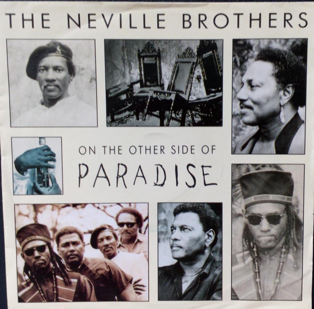 Single -The neville brothers - On the other side of paradise, Gebruikt, Overige genres, 7 inch, Single