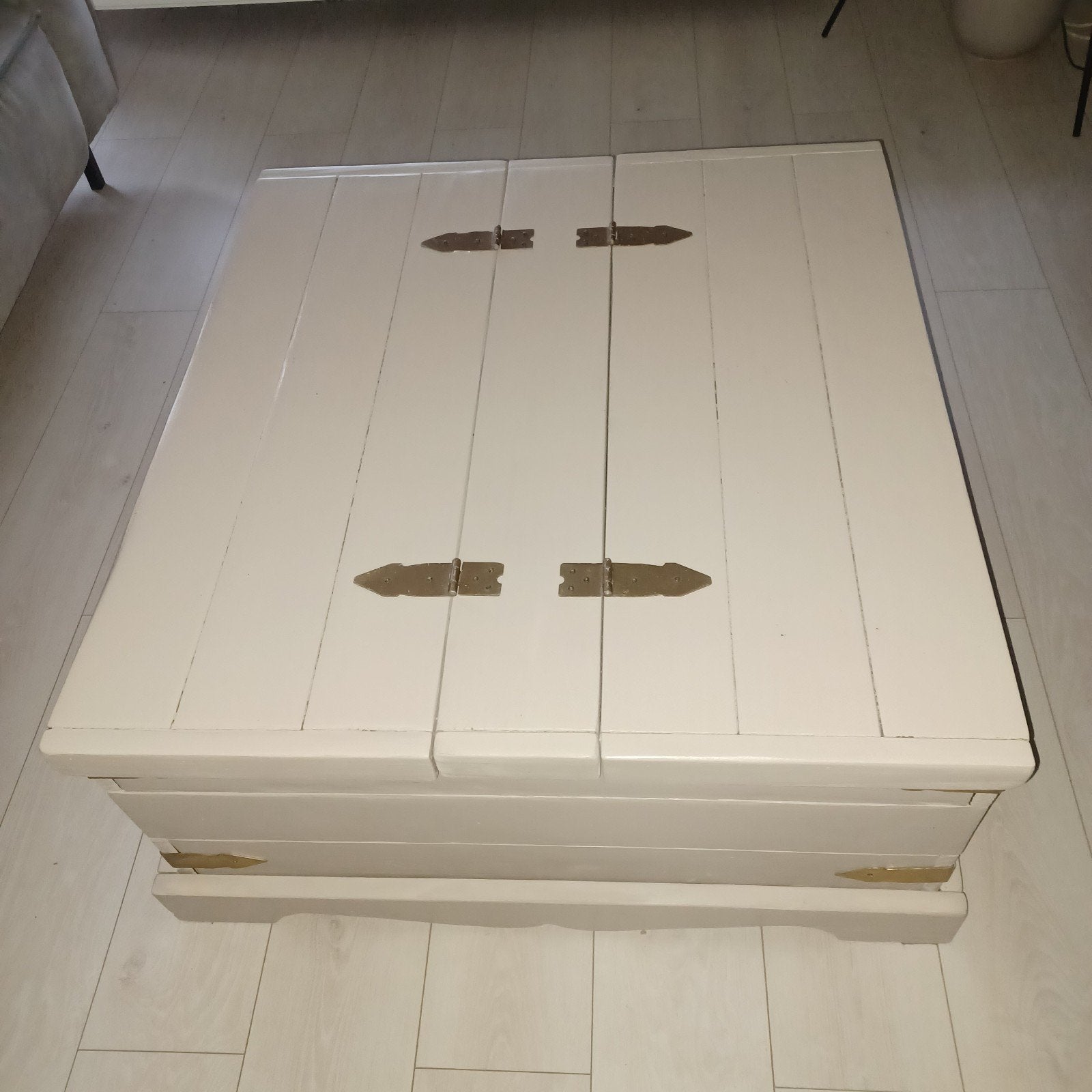 salontafel/kist, Ophalen, Gebruikt, 50 tot 100 cm, Vierkant