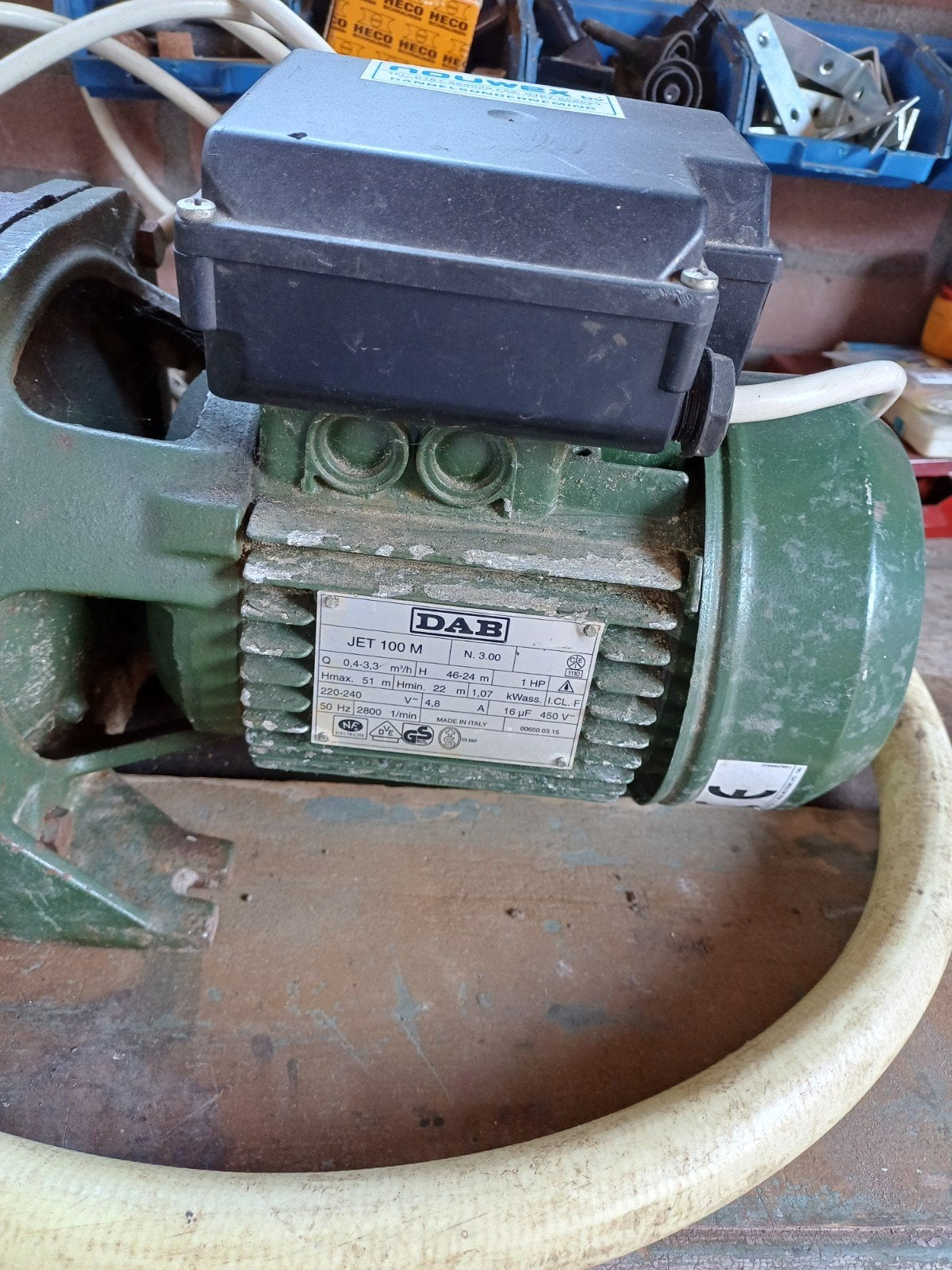 DAB JET 100 M Hydrofoorpomp - Gebruikt, Ophalen, Gebruikt, Elektrisch, Hydrofoorpomp