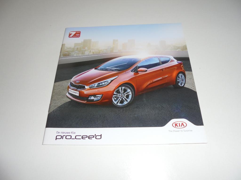 brochure Kia Proceed  2014, Ophalen of Verzenden, Nieuw, Overige merken