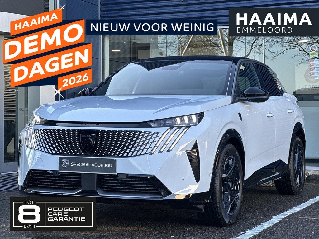 Peugeot e-3008 GT Avantage 210 73 kWh | Adaptive Cruise Cont, Auto's, Peugeot, Wit, Origineel Nederlands, SUV of Terreinwagen