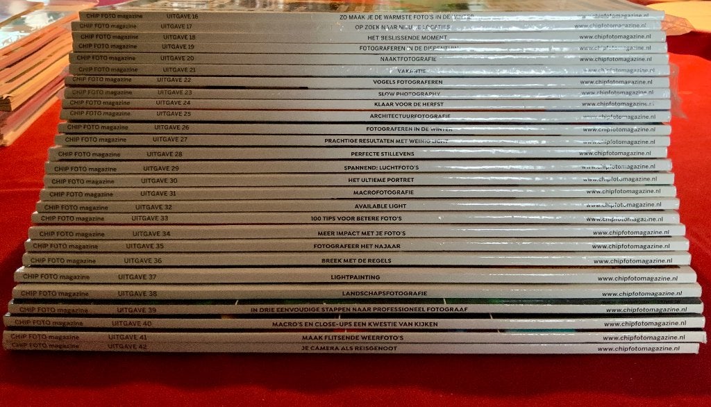 Chip foto magazine 27x. 2017-2019., Ophalen of Verzenden, Zo goed als nieuw