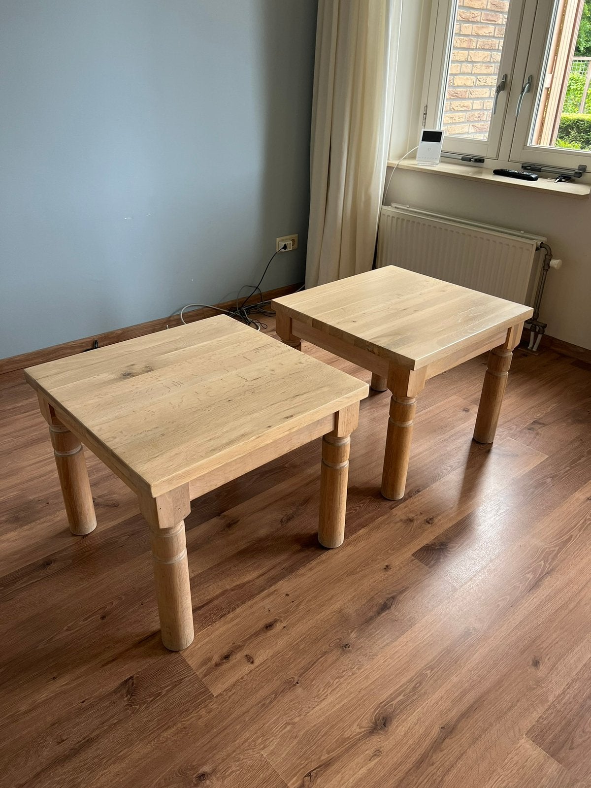 Salontafeltjes, Huis en Inrichting, Tafels | Salontafels, Ophalen, Zo goed als nieuw, Vierkant, 50 tot 100 cm