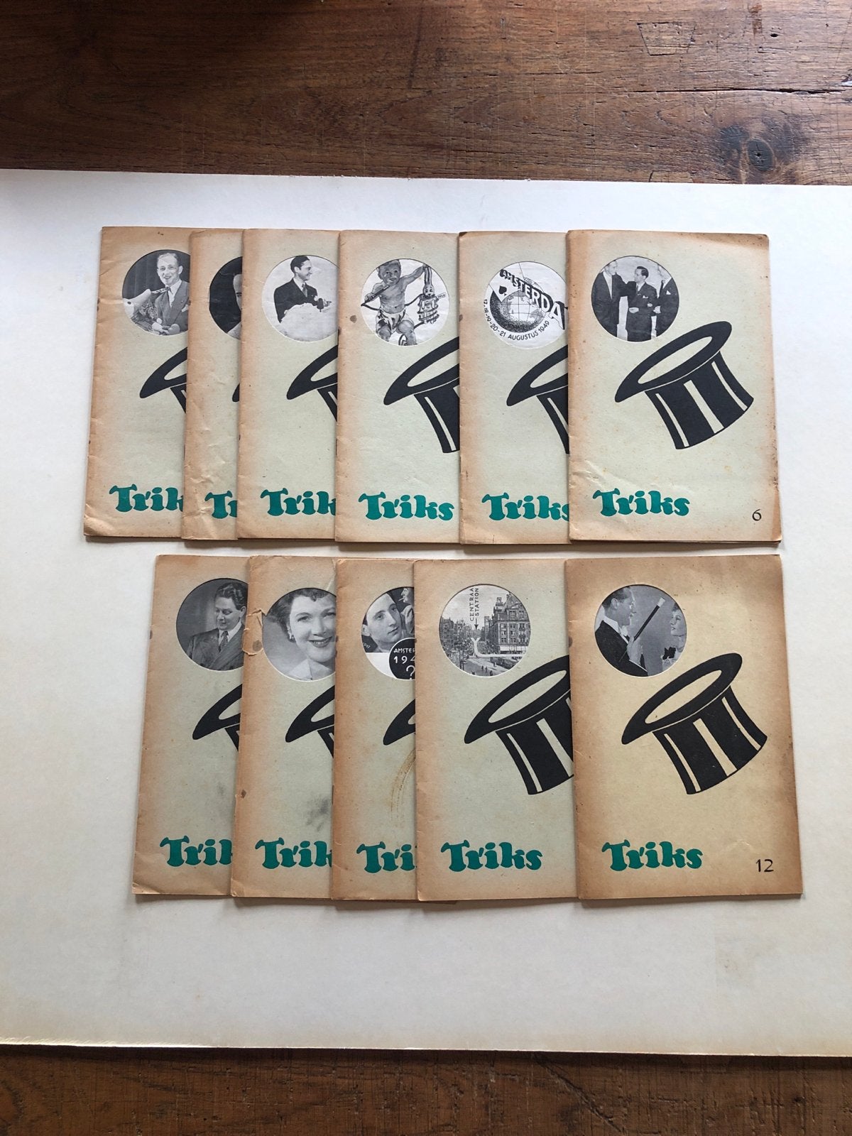 Tijdschrift Triks - Nederlands Maandblad Goochelkunst 1949, Ophalen of Verzenden, Gelezen, Overige typen