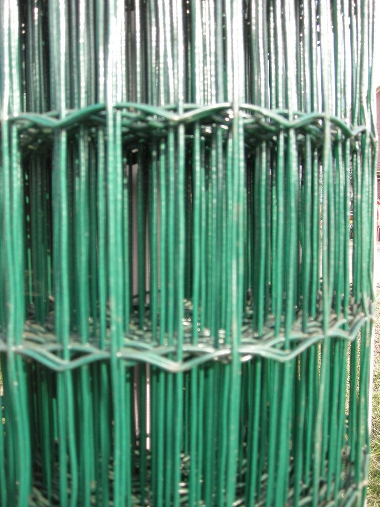 Gaas Eurofence 150 cm hoog maas 5x10 groen DRAADDIKTE 2,5MM, Tuin en Terras, Ophalen, Nieuw, 20 meter of meer, Gaas