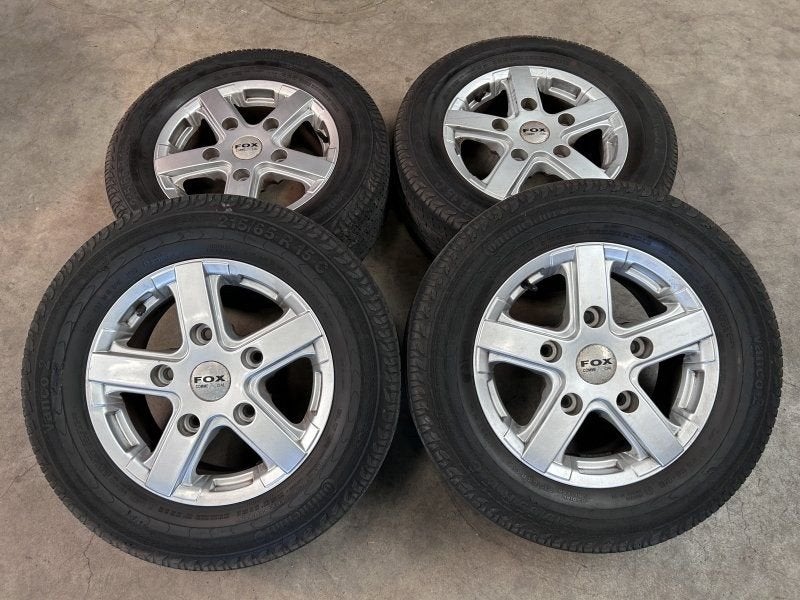 15 inch FOX velgen + zomerbanden Ford Transit Custom, Gebruikt, 15 inch, -, -