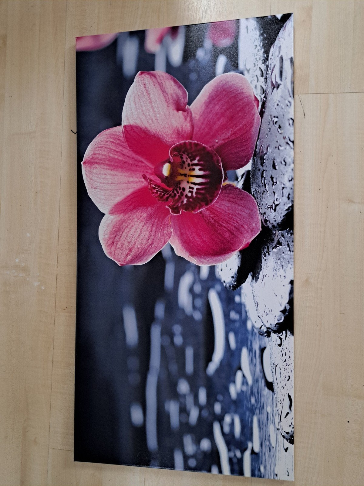 Canvas Orchidee 80x40, Ophalen, Zo goed als nieuw, Schilderij