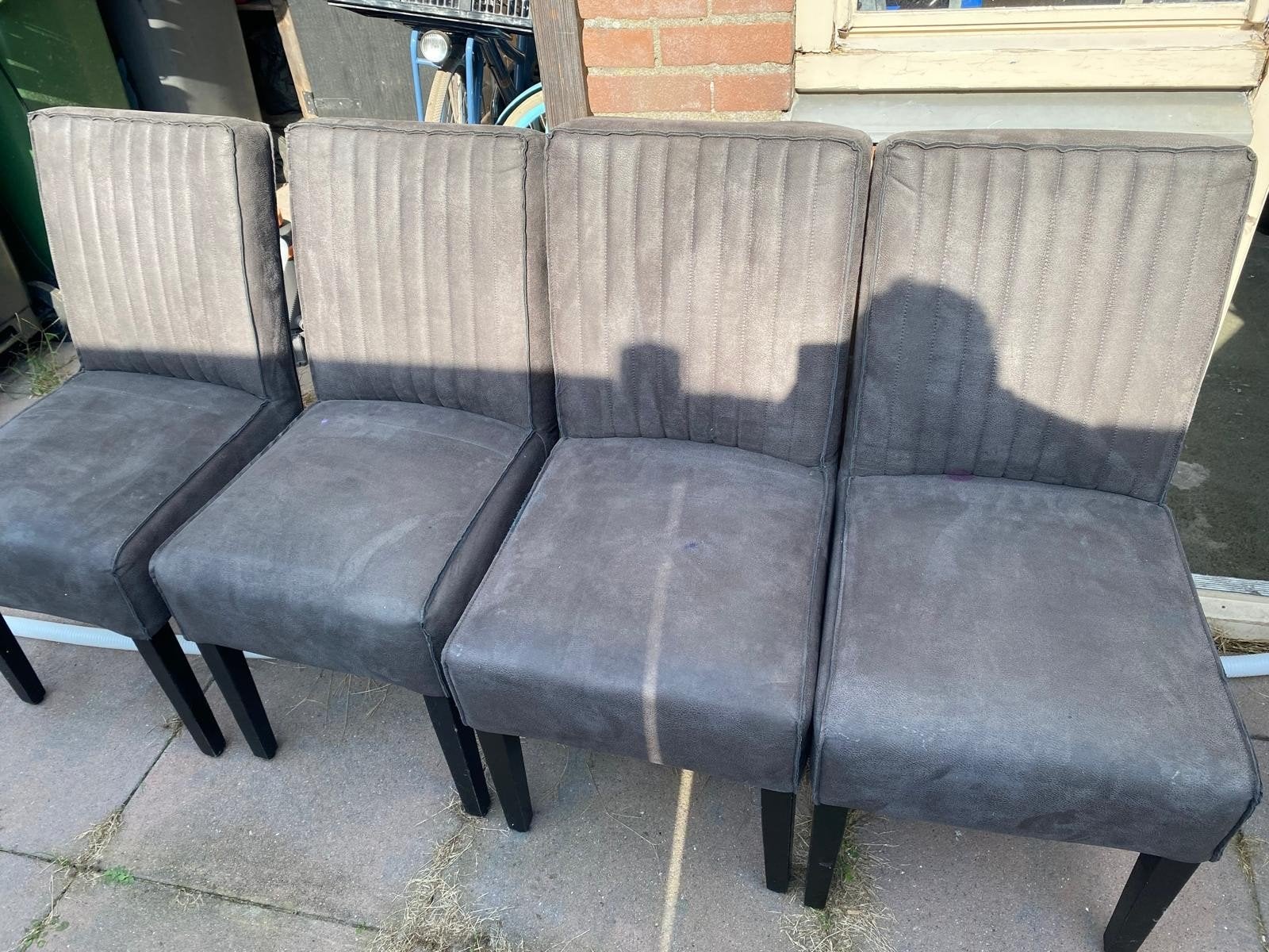 4 eetkamerstoelen, Ophalen, Gebruikt, Vier