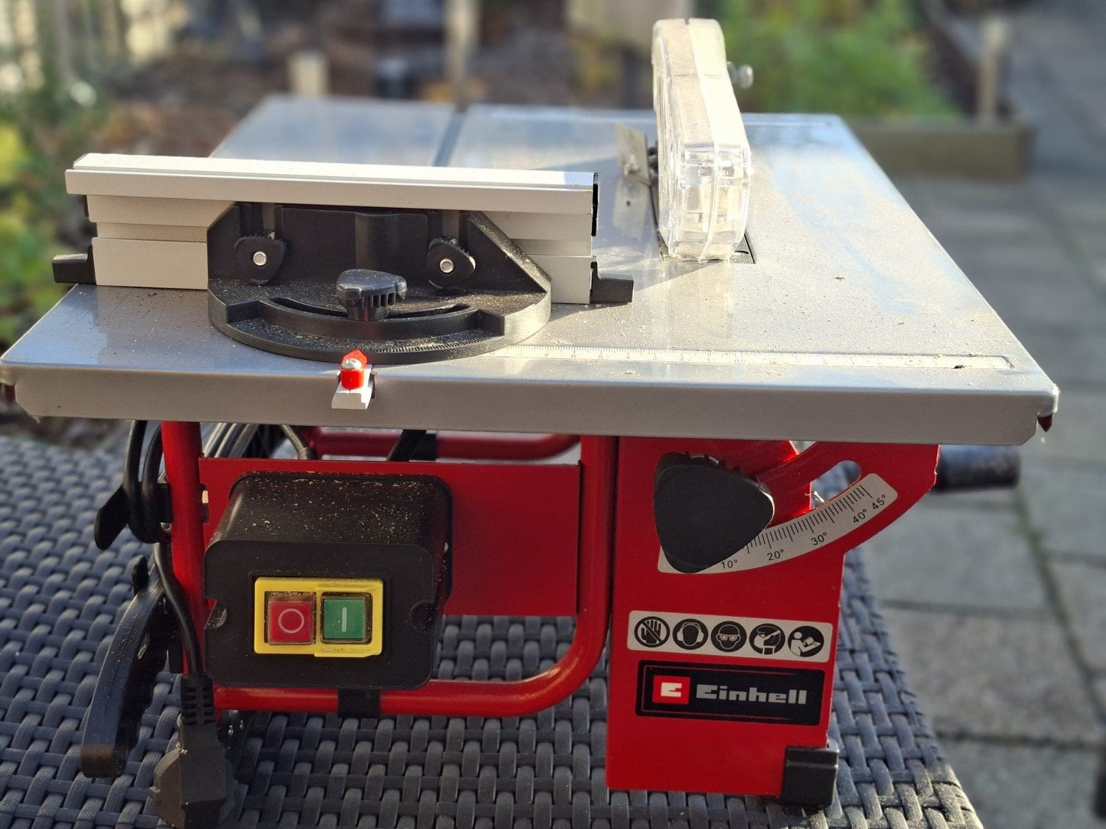 Einhell tafelzaag - Compact en krachtig, Ophalen, Cirkelzaag, Zo goed als nieuw, 30 tot 70 mm