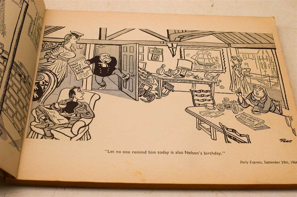 23 stuks Giles Sunday express & daily express cartoons 47905, Ophalen of Verzenden, Gelezen