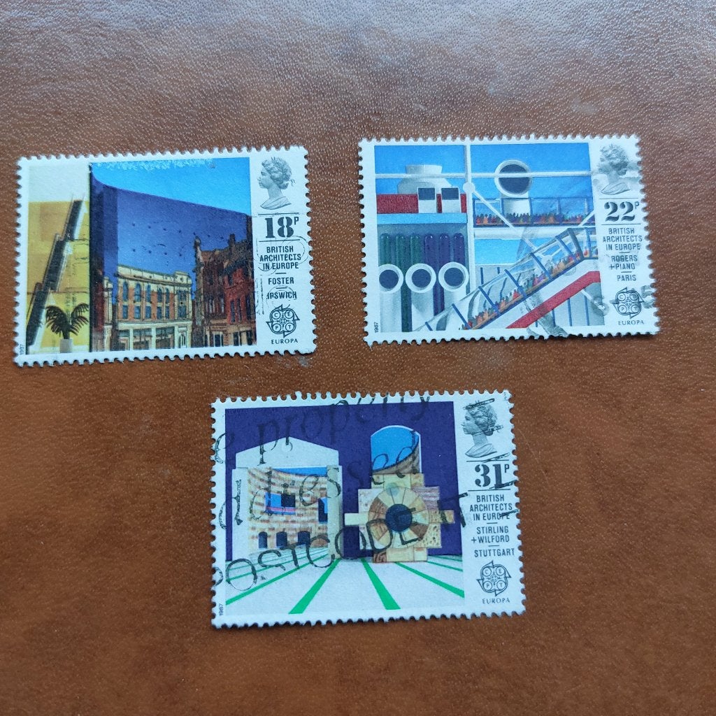 Engeland  1987   Mi 1105 - 1107, Ophalen of Verzenden, Gestempeld
