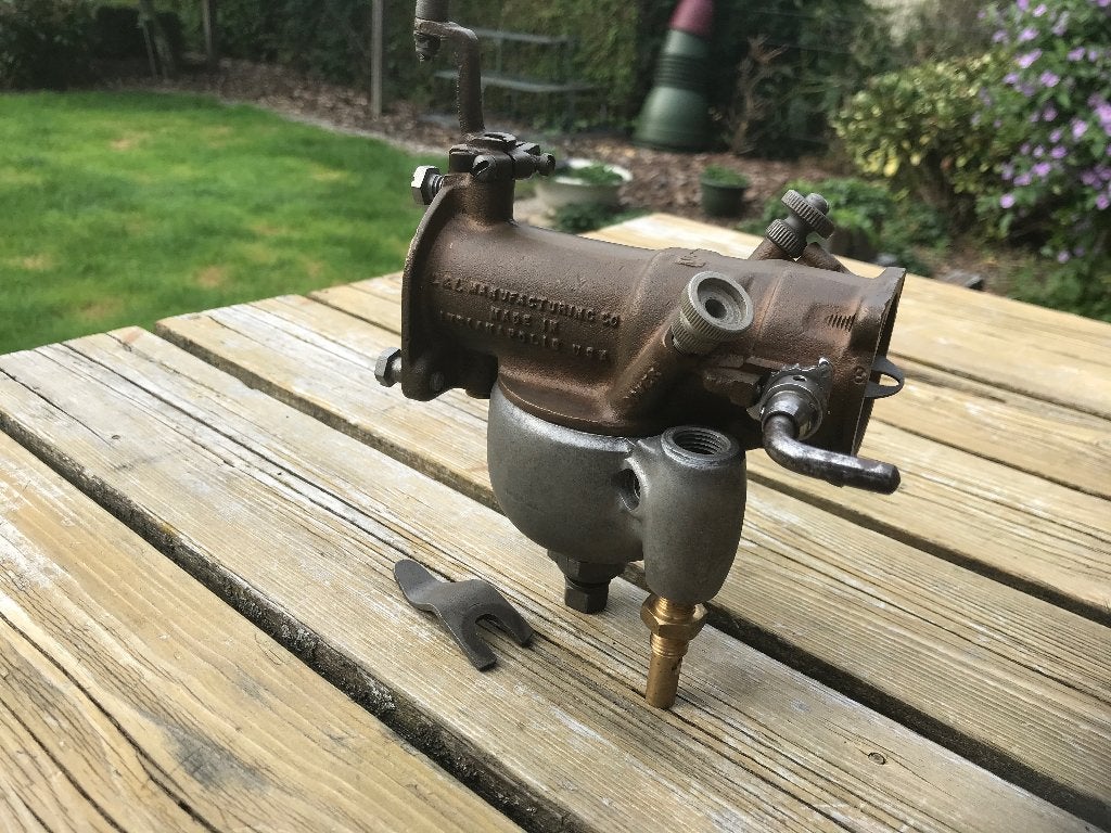 Linkert M77 carburateur origineel, Ophalen, Gebruikt