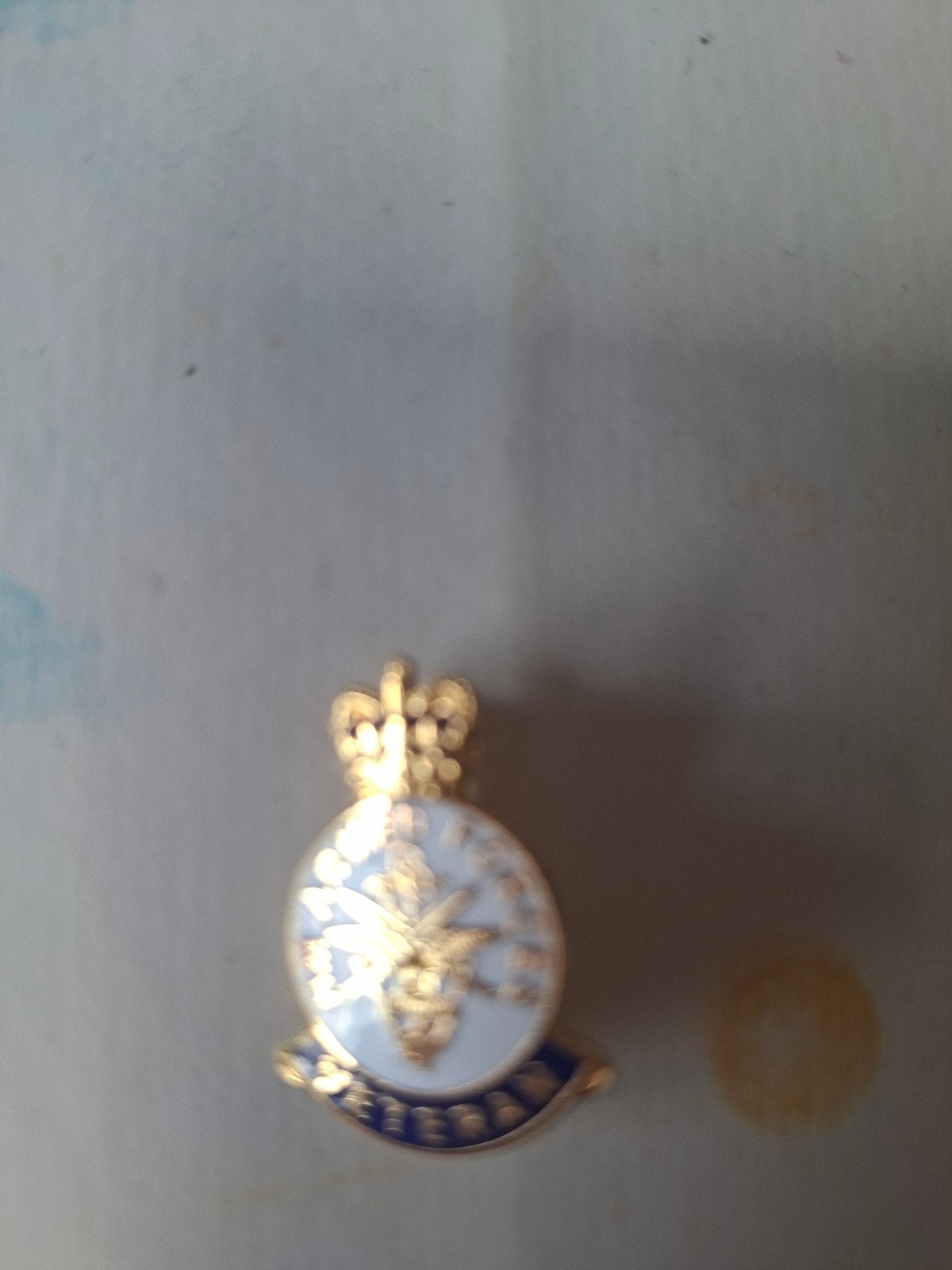 RAF Veteran Speldje/Pin - Gouden Kroon en Vleugels, Ophalen of Verzenden, Zo goed als nieuw, Overige onderwerpen, Speldje of Pin