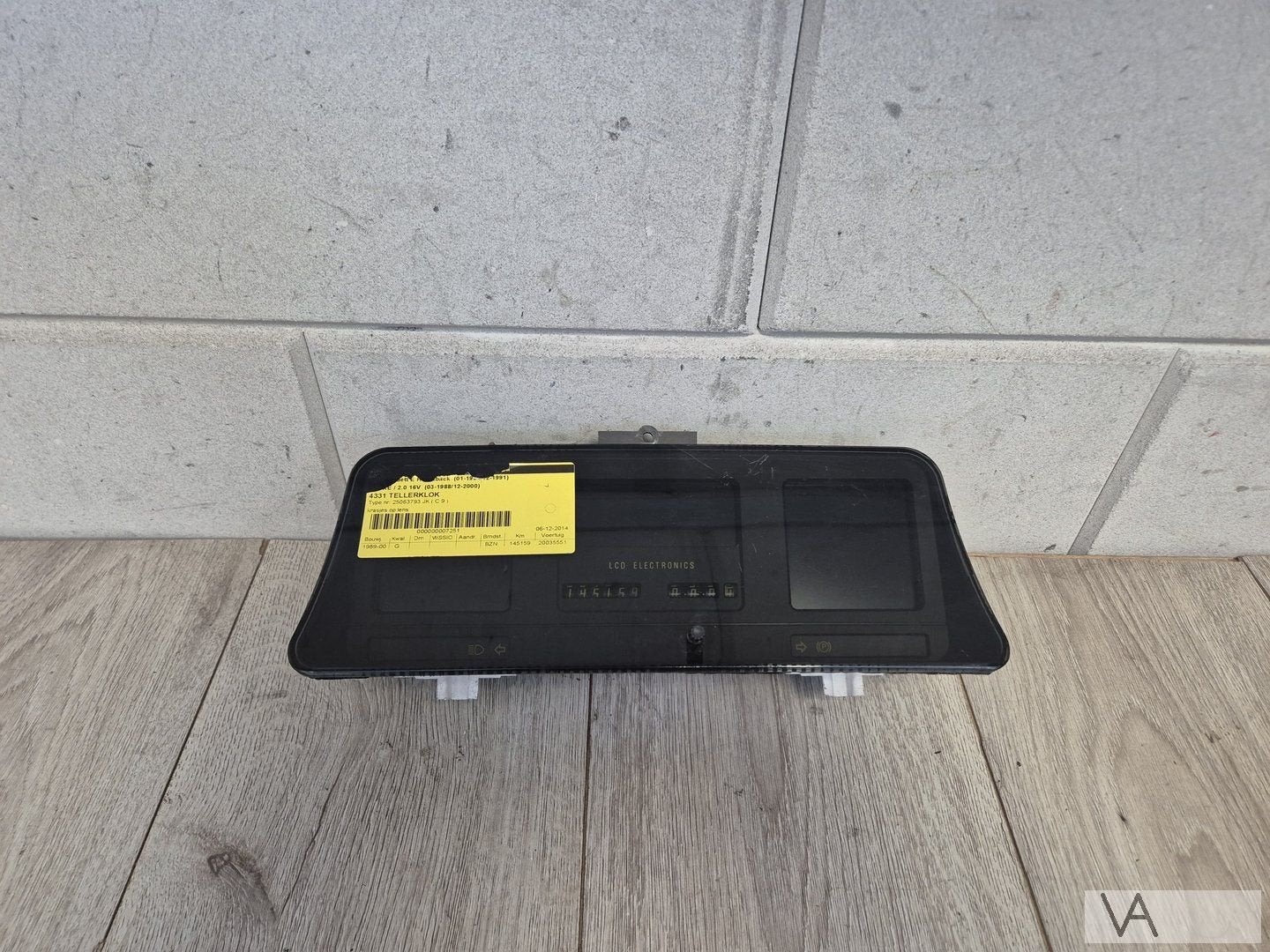 Tellerklok teller digitaal dashboard voor Opel Kadett E GSI, Gebruikt, -, -, Opel