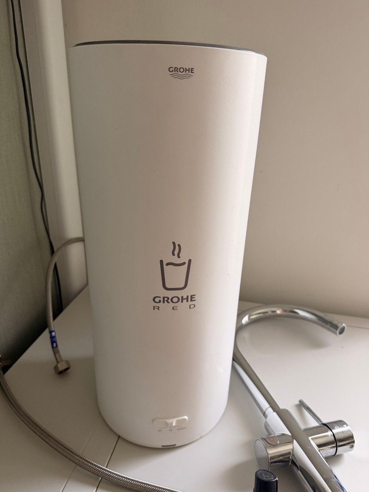 Grohe Red kokend water kraan en boiler, Ophalen, Gebruikt, Boiler, Minder dan 20 liter