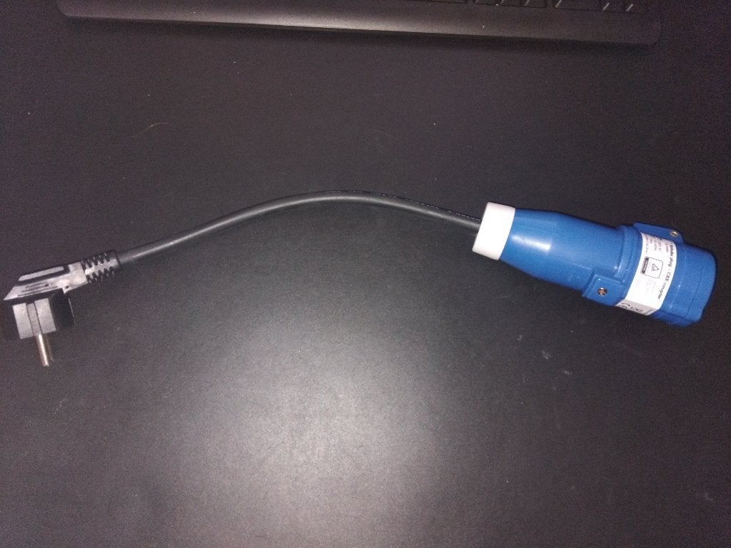 Schuko plus - CEE coupler (camping stekker/verloopkabel), Verzenden, Nieuw