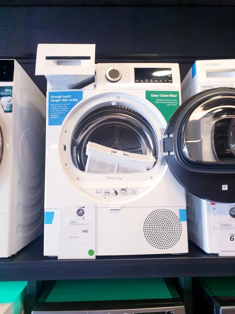 bosch warmptepomp droger NIEUW B KEUZE!! inc garantie, Ophalen, 6 tot 8 kg, Nieuw, Voorlader