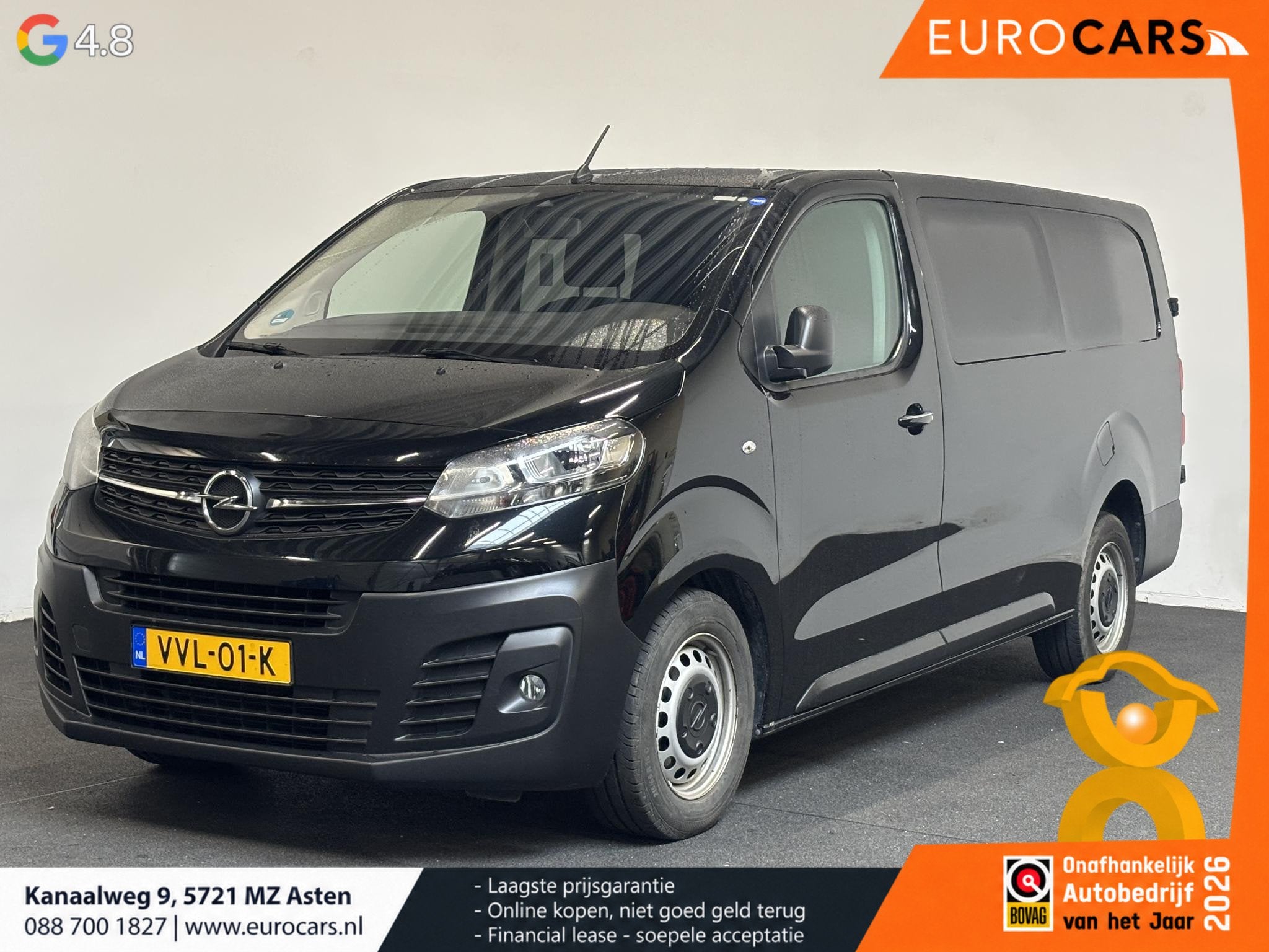 Opel Vivaro 2.0 CDTI Automaat 145 pk L3H1 Dubbele Cabine Air, Auto's, Stof, Gebruikt, Euro 6, 4 cilinders