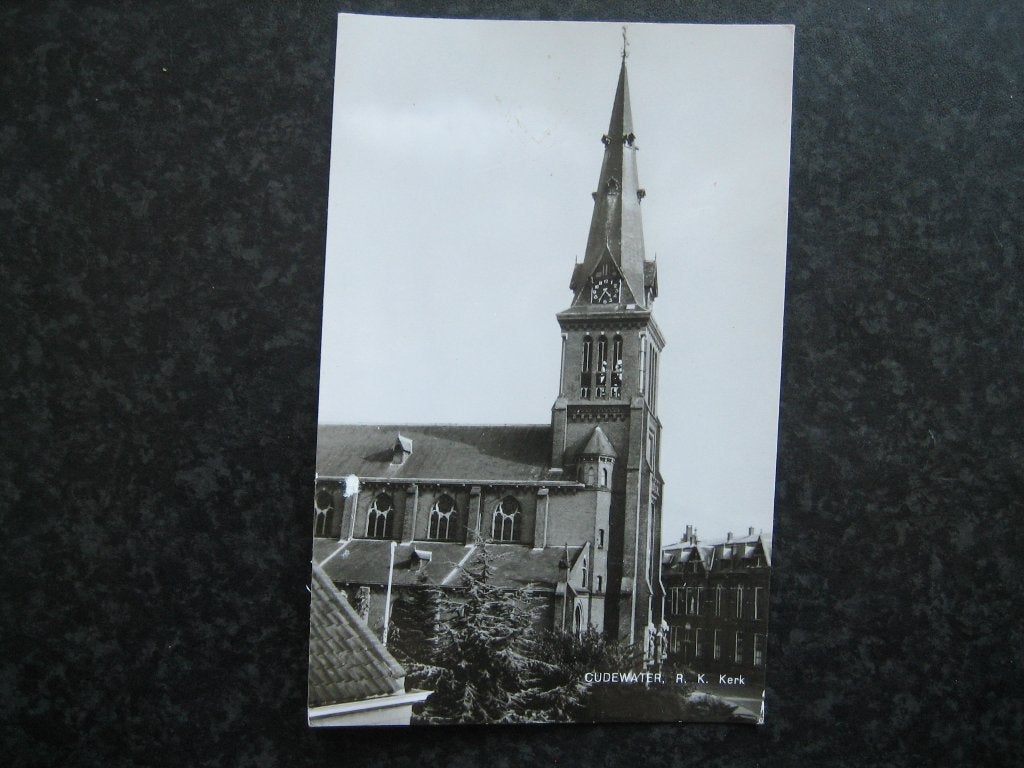 OUDEWATER r.k. kerk 1974, Ophalen of Verzenden, 1960 tot 1980, Utrecht