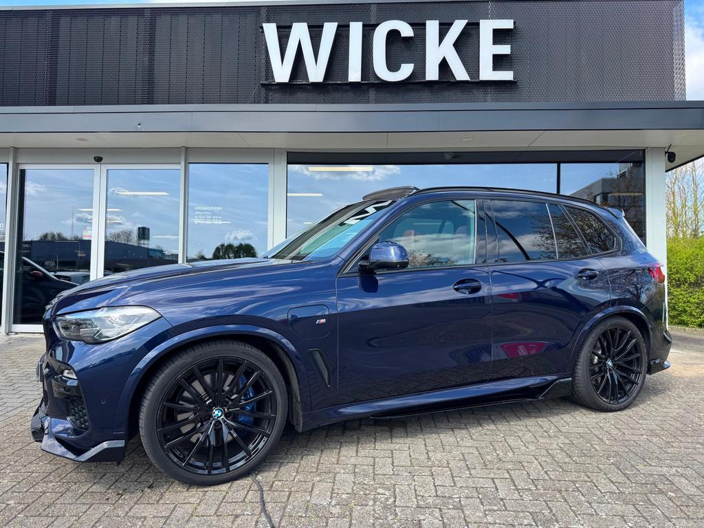 BMW X5 XDrive45e High Executive Panorama HUD H&K Maxton 22", Auto's, BMW, Bedrijf, Te koop, X5, 360° camera, 4x4, ABS, Achteruitrijcamera