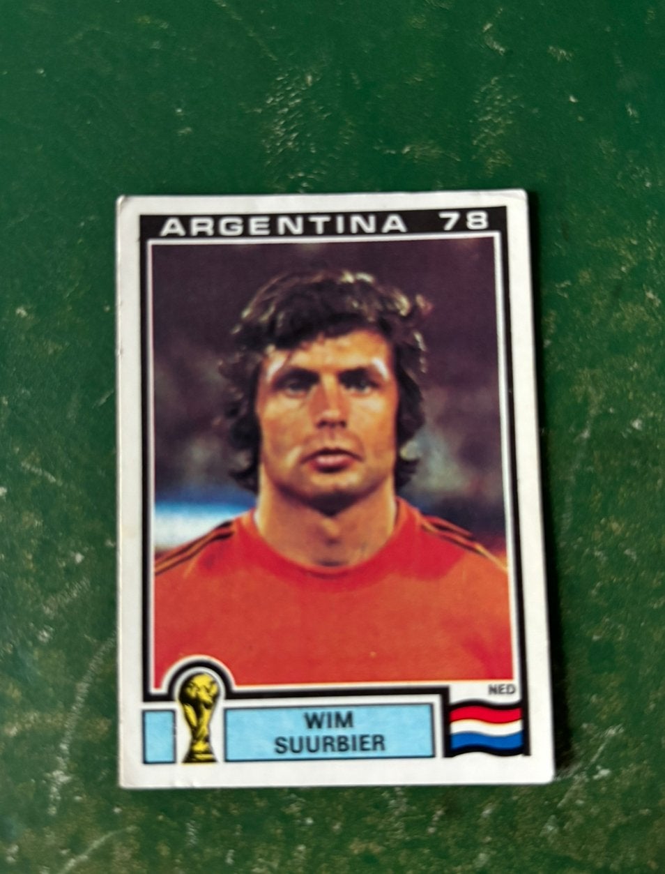 Panini plaatje Wim Suurbier Nederland WK 78, Verzamelen, Sportartikelen en Voetbal, Ophalen of Verzenden