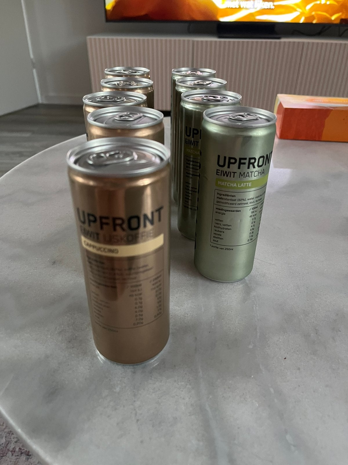 Upfront eiwit matcha en koffie, Ophalen of Verzenden