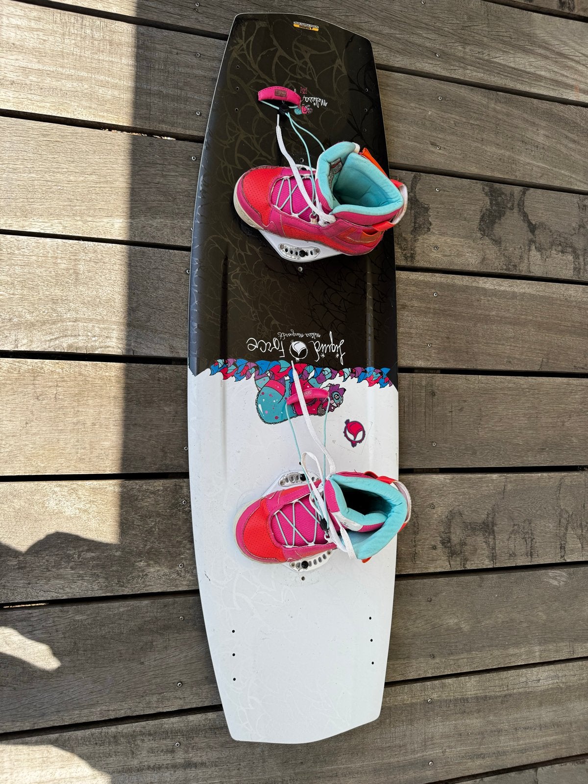 Wakeboard Liquid Force met Jobe schoenen maat 38, Watersport en Boten, Wakeboarden, Ophalen of Verzenden, Gebruikt, Board en Schoenen