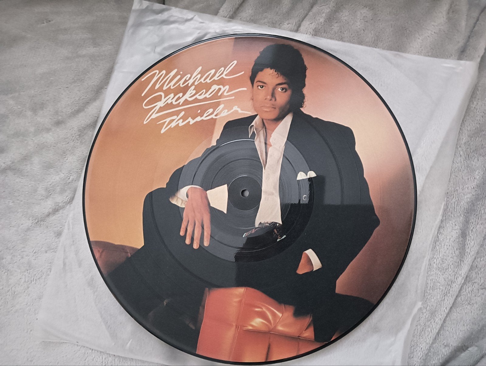Michael Jackson - Thriller Picture Disc LP, Picture disc, 1980 - 1989, Ophalen of Verzenden, Zo goed als nieuw