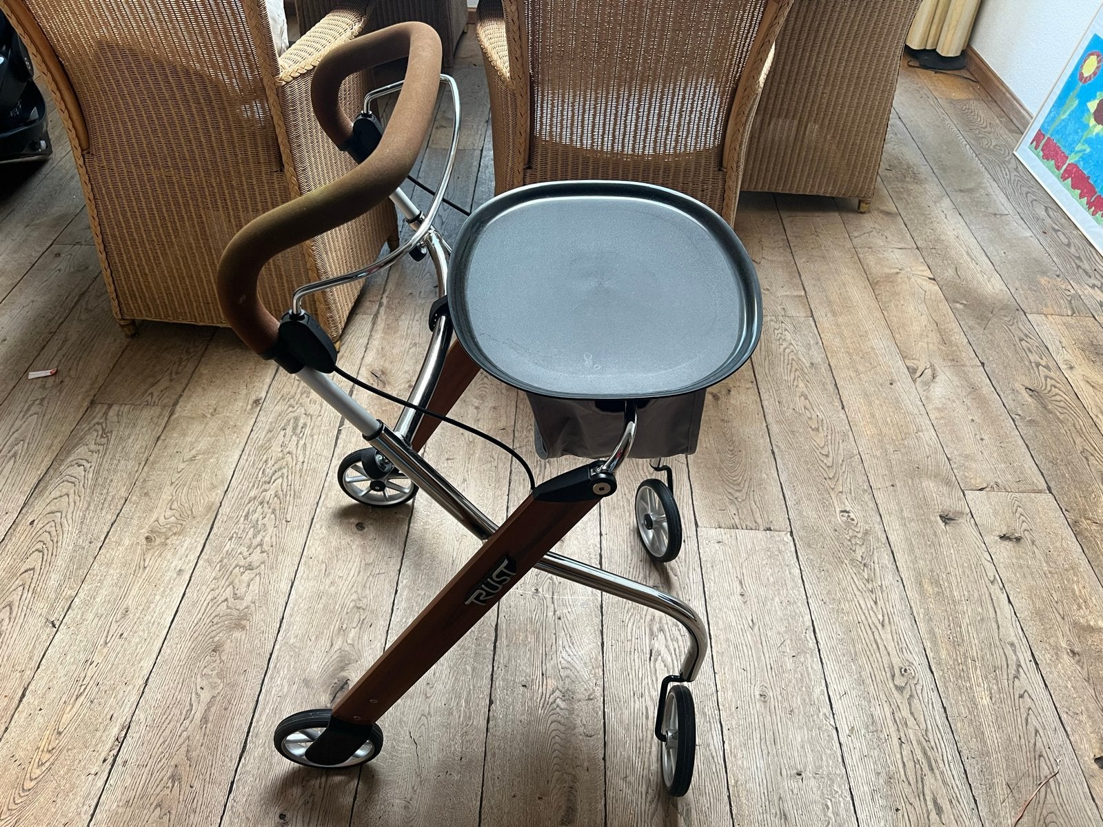 Trust rollator voor in huis, Diversen, Rollators, Ophalen, Lichtgewicht, Gebruikt