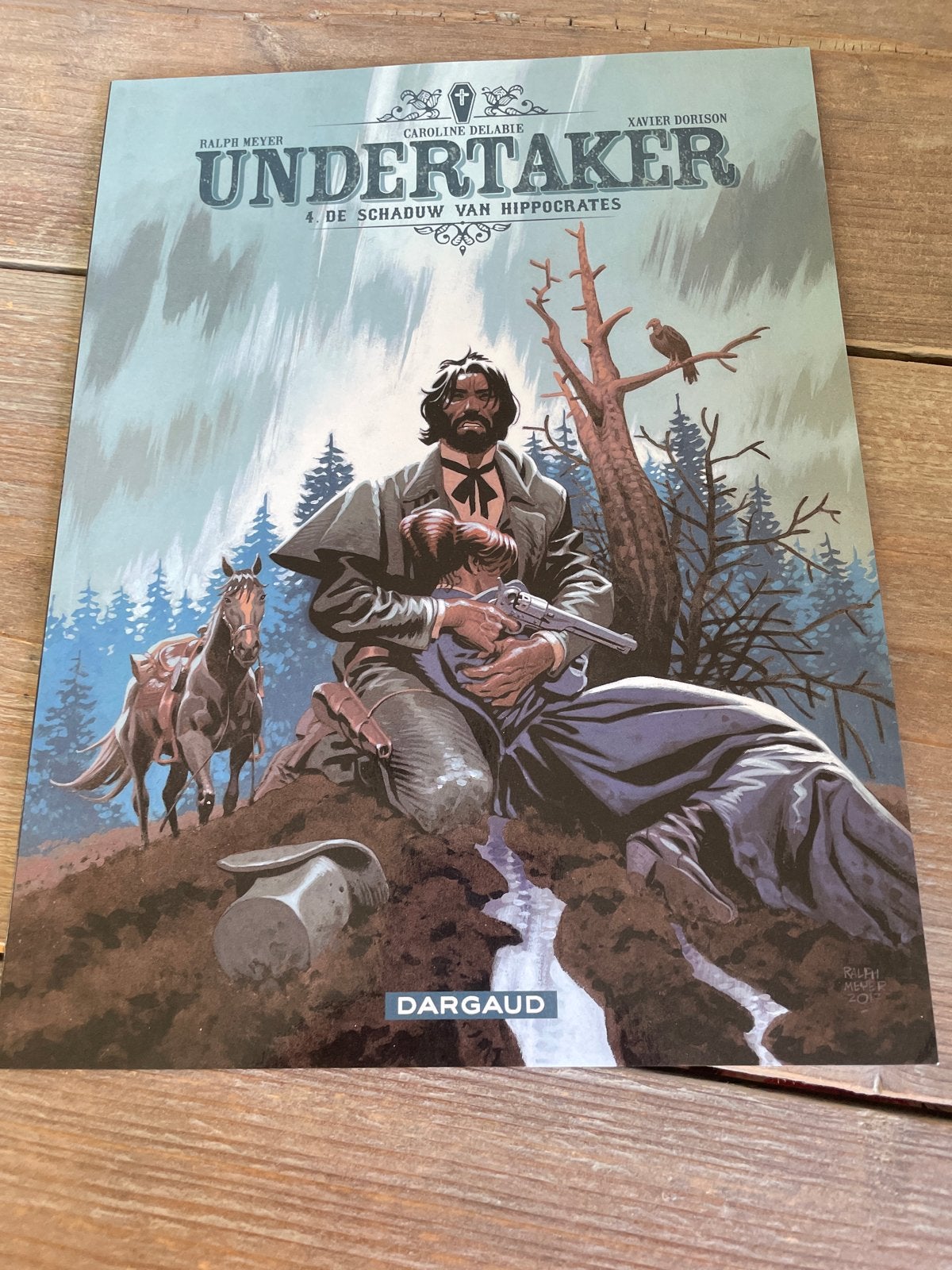 Undertaker 4: De Schaduw van Hippocrates - Stripboek, Eén stripboek, Ophalen of Verzenden, Zo goed als nieuw