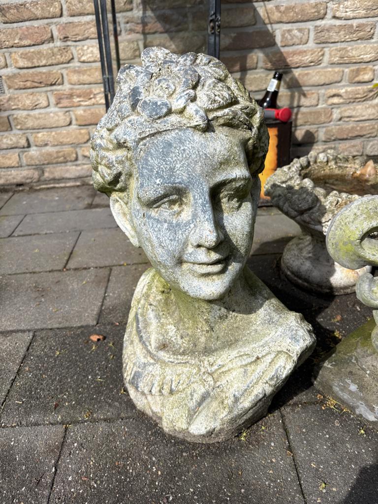 Decoratieve Buste van Steen - Klassieke Tuinornament, Ophalen, Weerbestendig, Buste, 20 - 50 cm