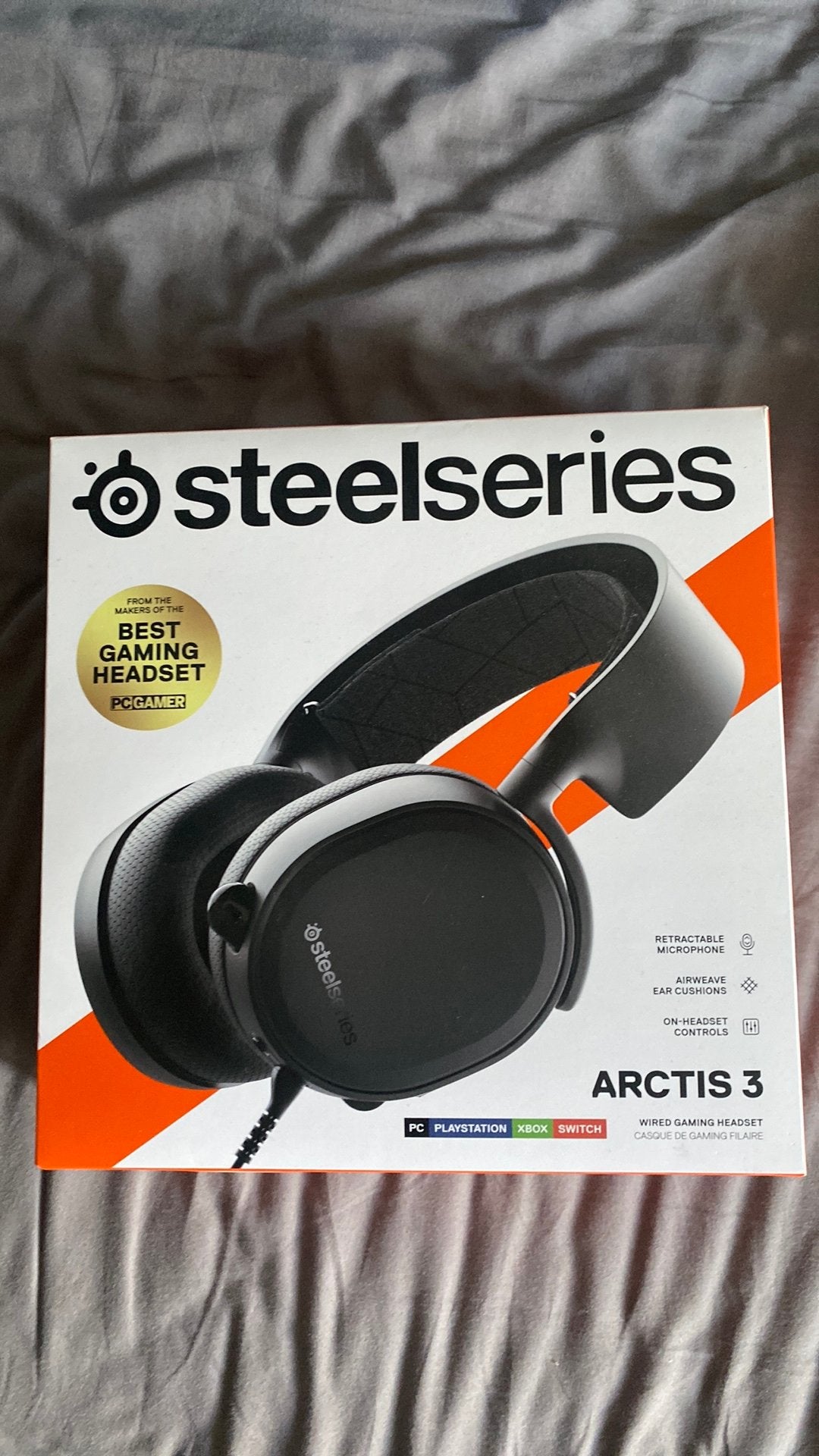 Steelseries arctis 3, Ophalen of Verzenden, Zo goed als nieuw