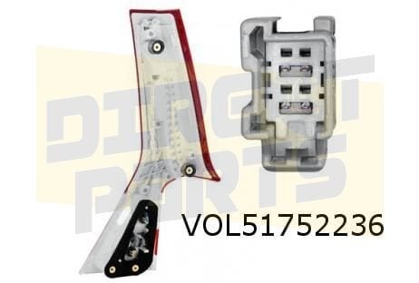 Volvo V70 / XC70 achterlicht Rechts binnen (LED) OES! 313959, -, Verzenden, -, Nieuw