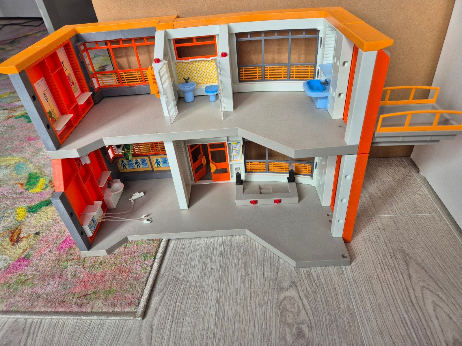 Playmobil Ziekenhuis met accessoires, Ophalen of Verzenden, Gebruikt, Los playmobil