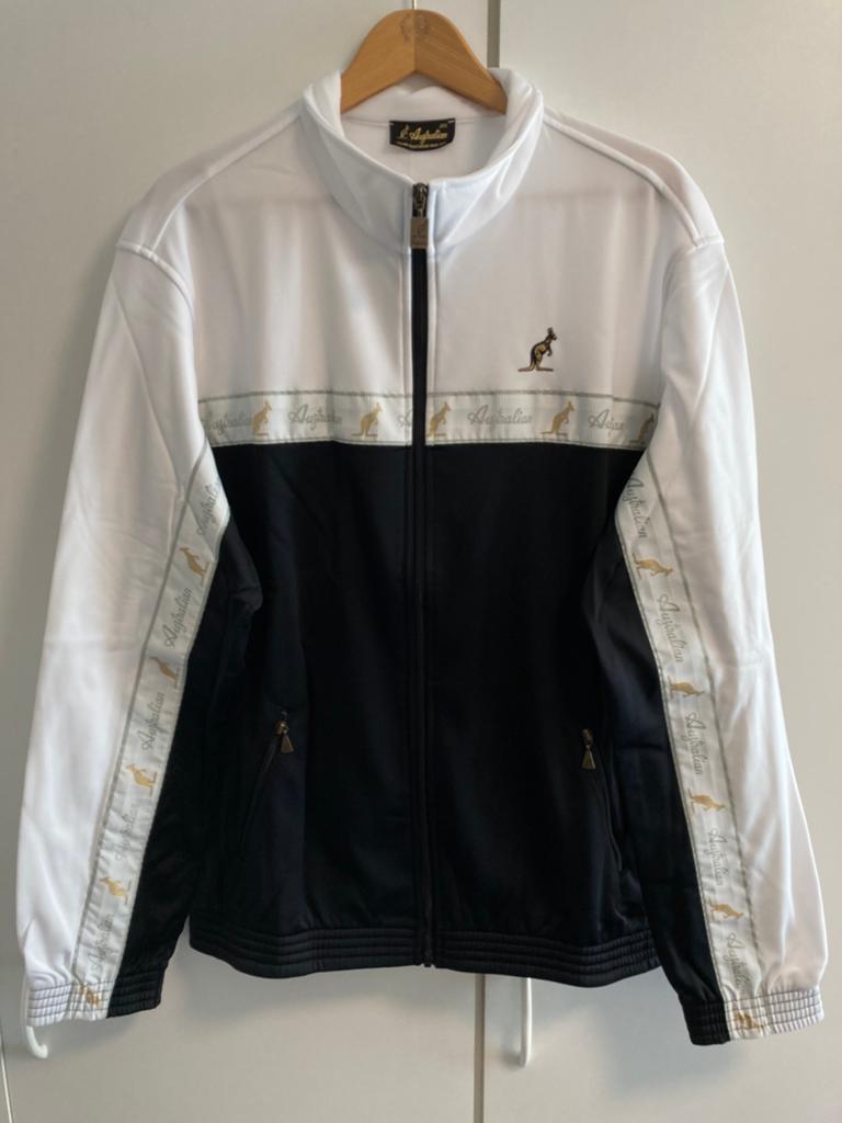 Australian Jasje 2XL Nieuw Zwart Wit Trainingsjack, Kleding | Heren, Verzenden, Nieuw, Overige maten, Zwart
