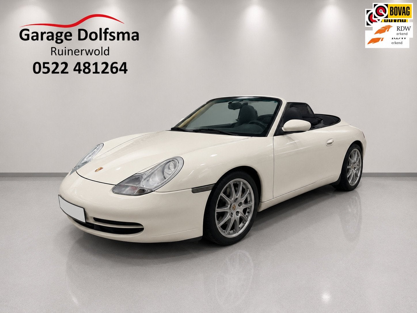 Porsche 911 Cabrio 3.4 Carrera- 2de eigenaar-Volleder-Porsch, Auto's, Automaat, Achterwielaandrijving, Gebruikt, Stoelverwarming