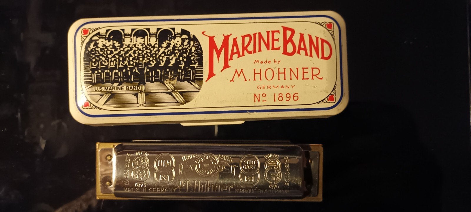 Hohner Marine Band C en Hohner Blues Harp C., Ophalen of Verzenden
